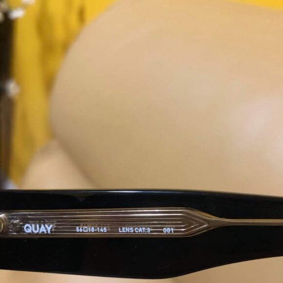 Full Glam Gradient Square Sunglasses QUAY, NEW main image 5